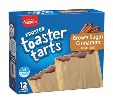 Kiggins Frosted Toaster Tarts Pastries, Brown Sugar Cinnamon (20.4 oz, 12 ct)