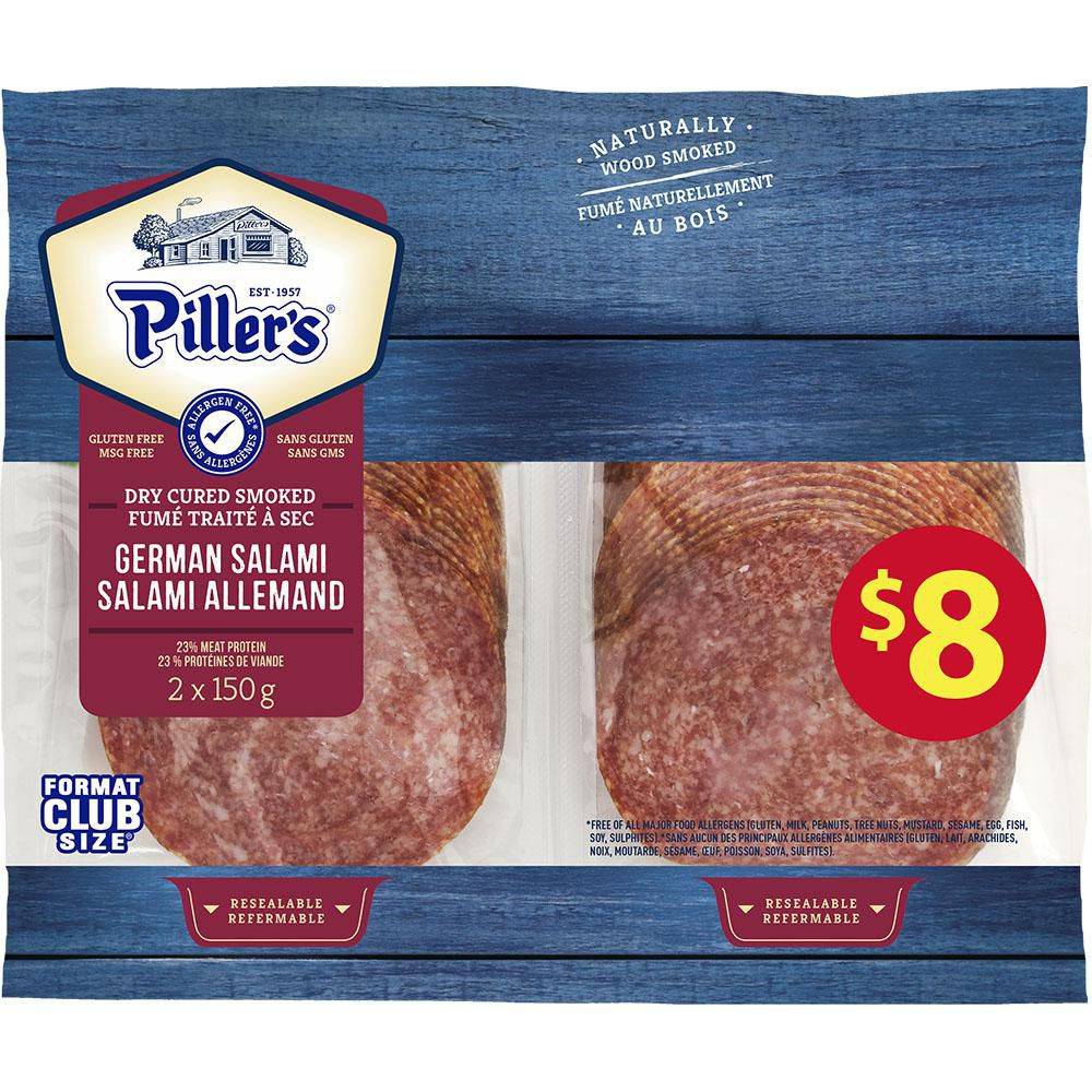 Piller's German Salami (300 g, 2 ct)