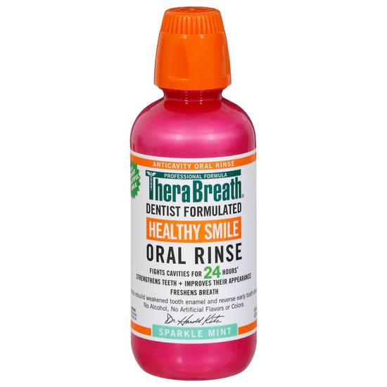 Therabreath Healthy Smile Sparkle Mint Oral Rinse