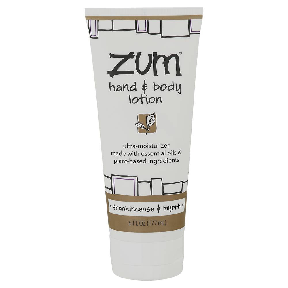 Zum Frankincense & Myrrh Ultra Moistrurizer Hand & Body Lotion (6 fl oz)