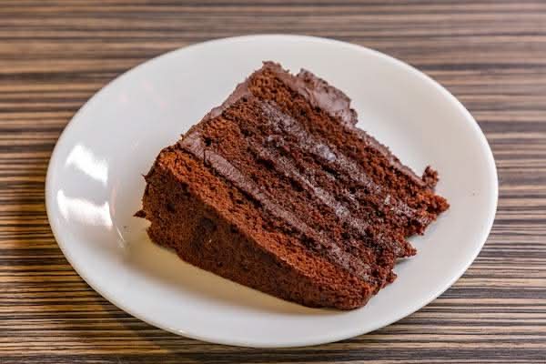 Chocolate Fudge Cake Slice