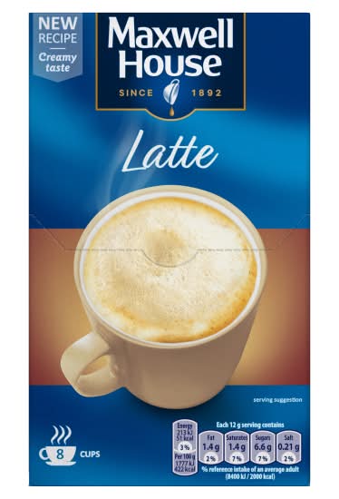 Maxwell House Latte (96g) (8 pack)