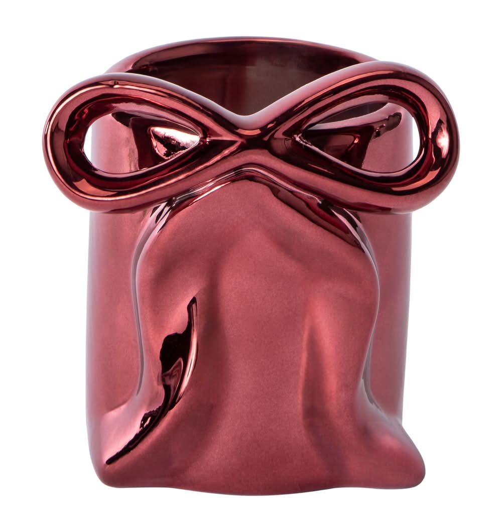 Novelty Pen Holder Red Bow