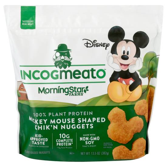 Morningstar Farms Incogmeato Plant Protein Mickey Mouse Shaped Chik'n Nuggets
