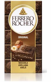 Chocolate con leche original Ferrero Rocher 90 g.