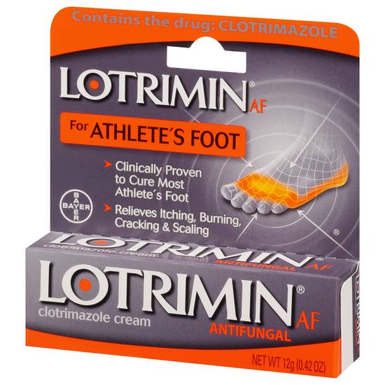 Lotrimin Af Antifungal Clotrimazole Cream For Athlete's Foot