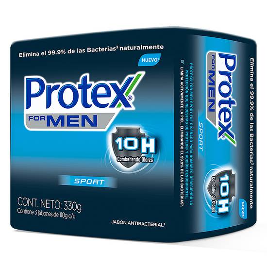 Jabon Protex Men Sport Pack X3 110 Gr