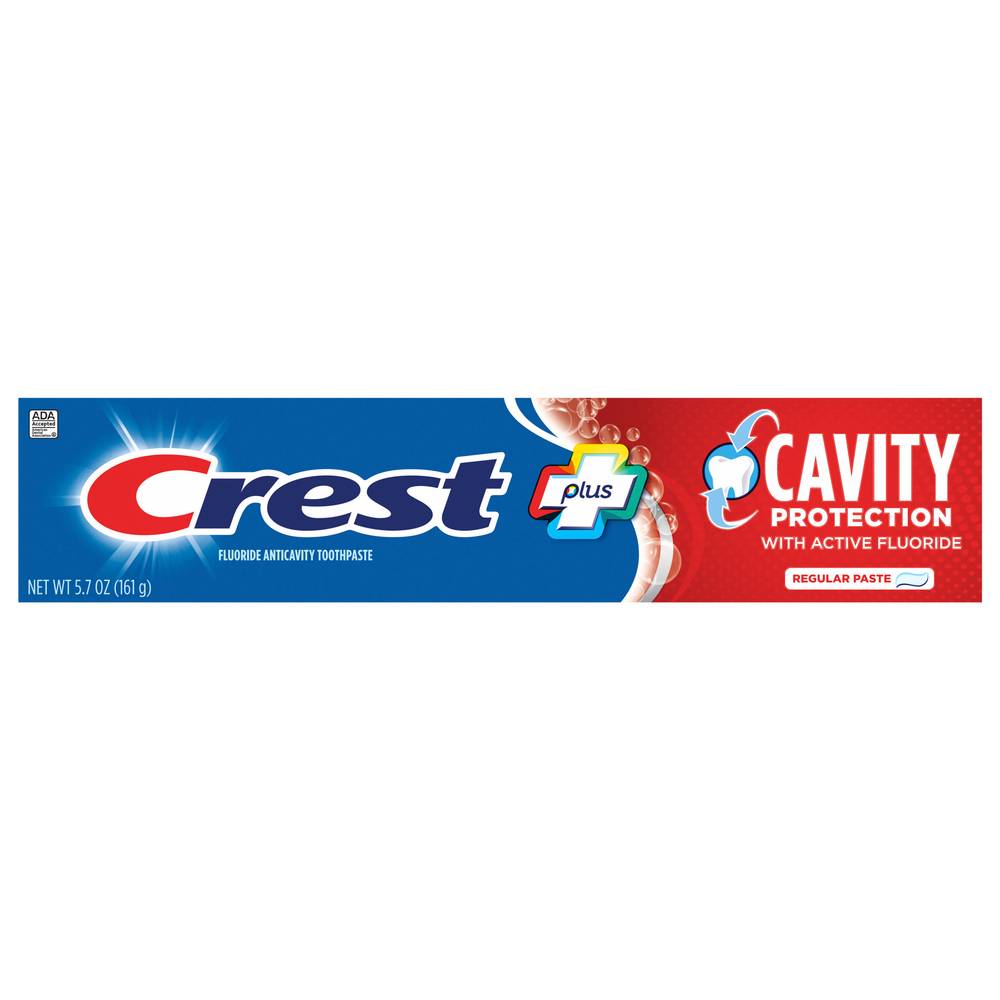 Crest Plus Cavity Protection Fluoride Anticavity Toothpaste