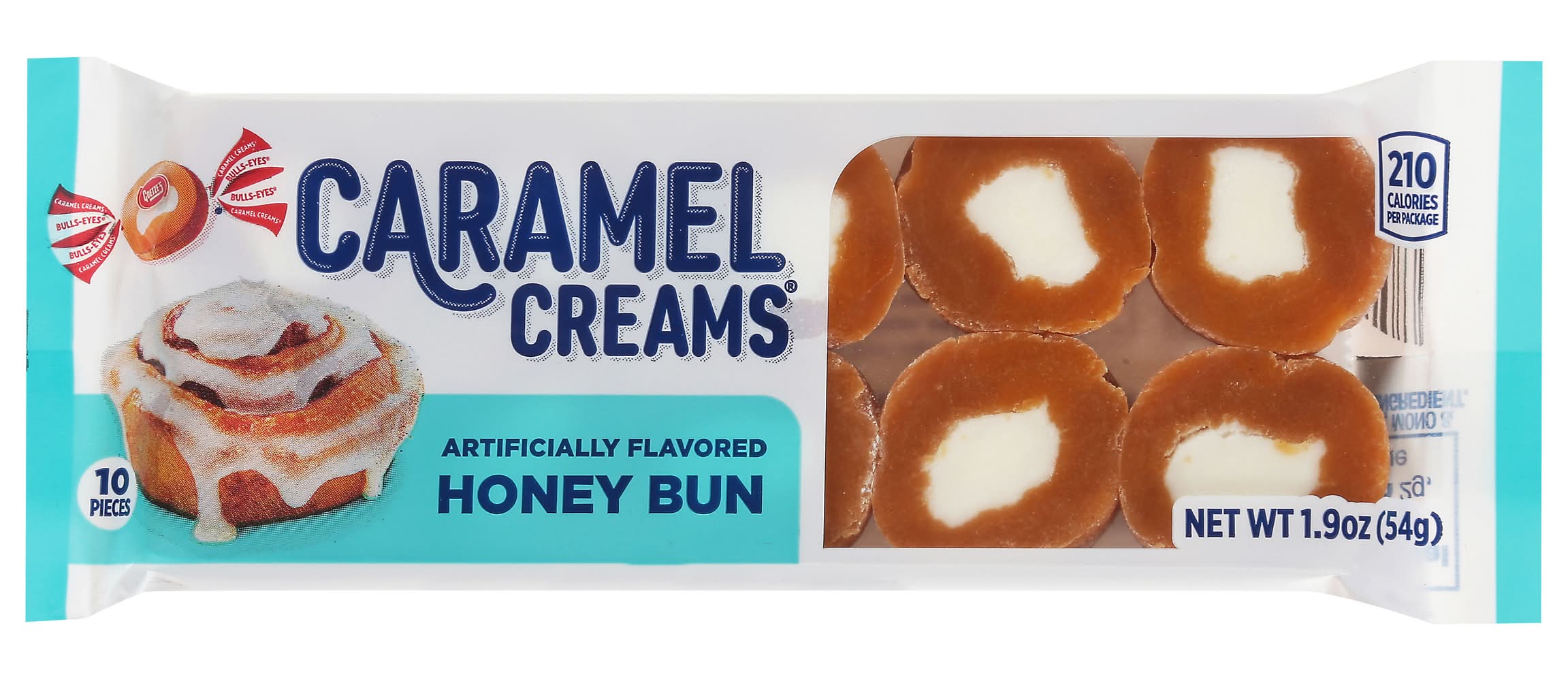 Goetze's Caramel Creams, Honey Bun (1.9 oz, 10 ct)