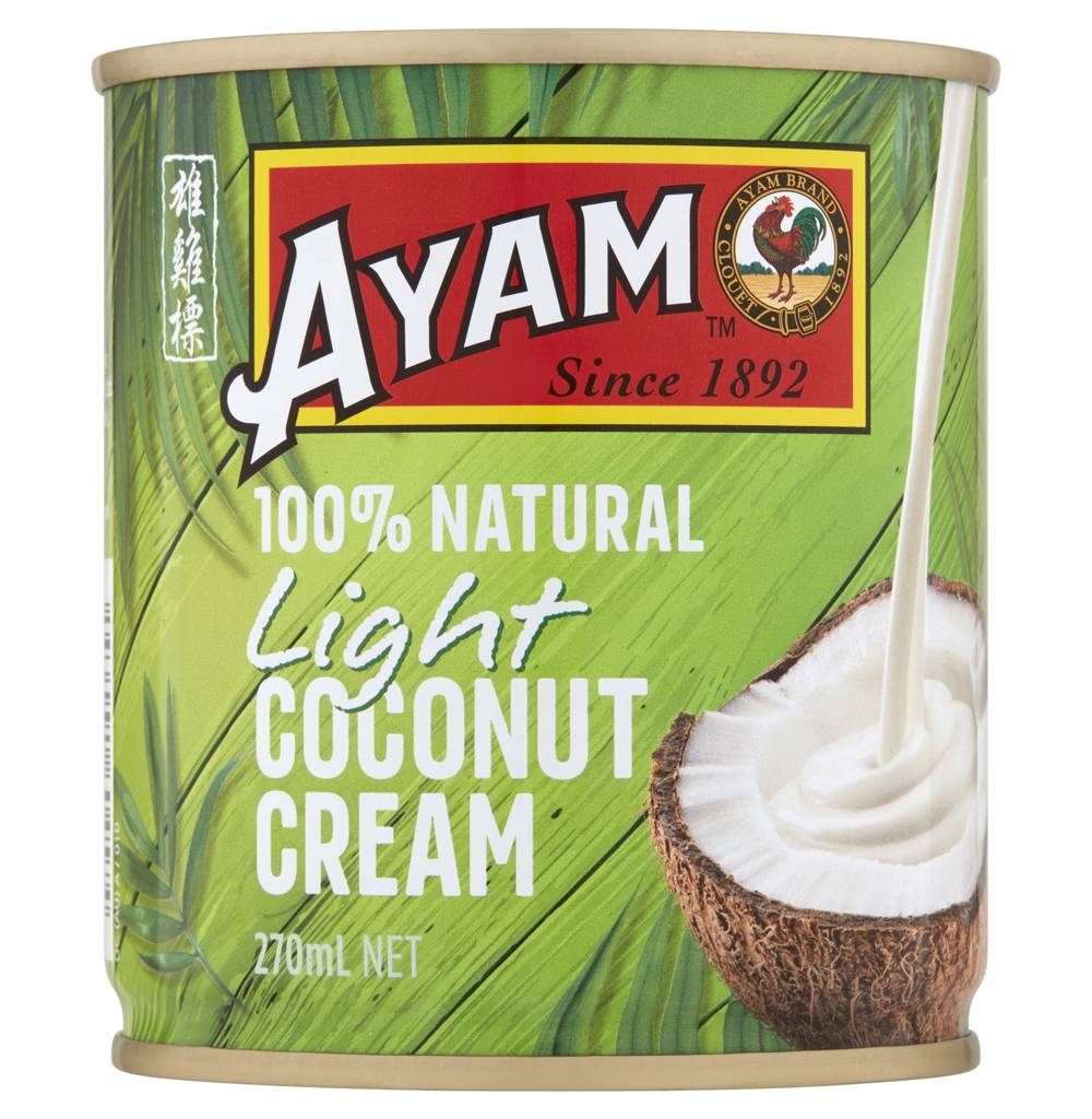 Ayam Natural Light Coconut Cream (270mL)