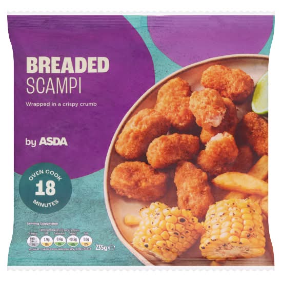 ASDA Breaded Scampi (235g)