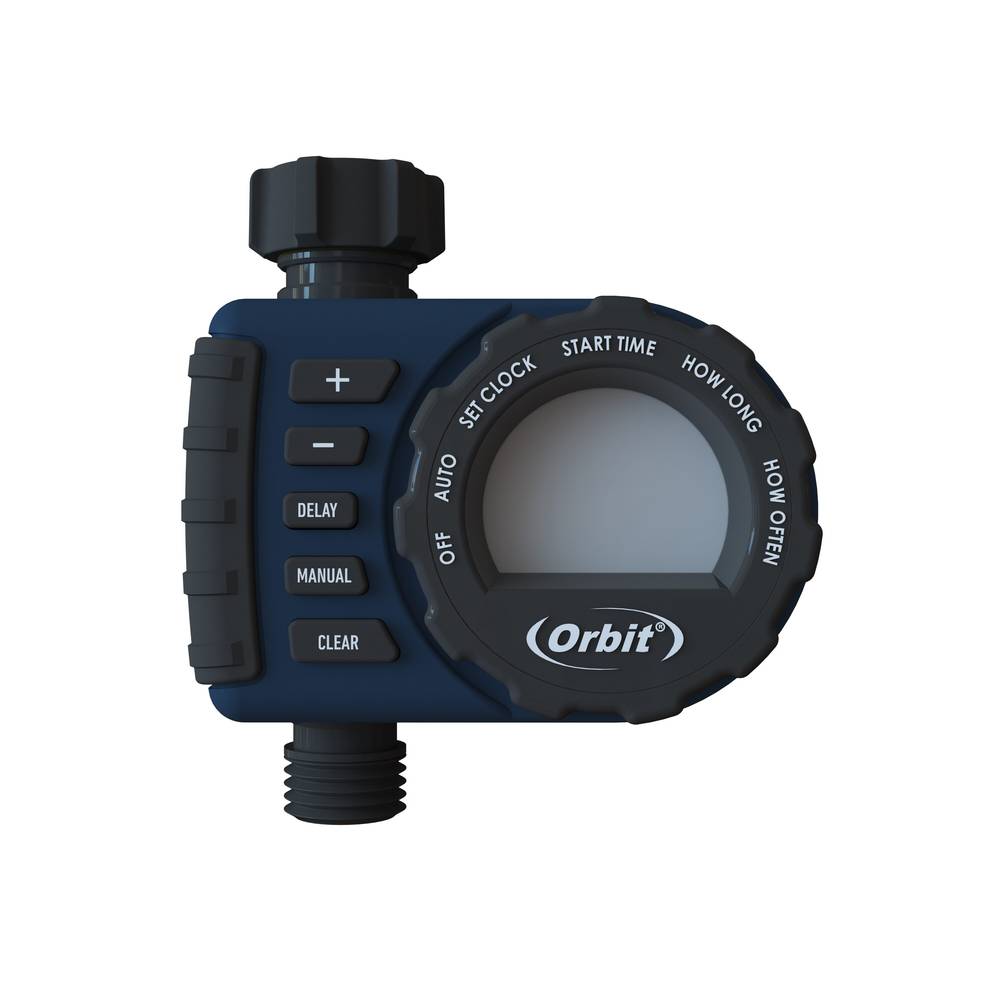 Orbit 1 Output Port Stationary Digital Hose End Timer | 24606