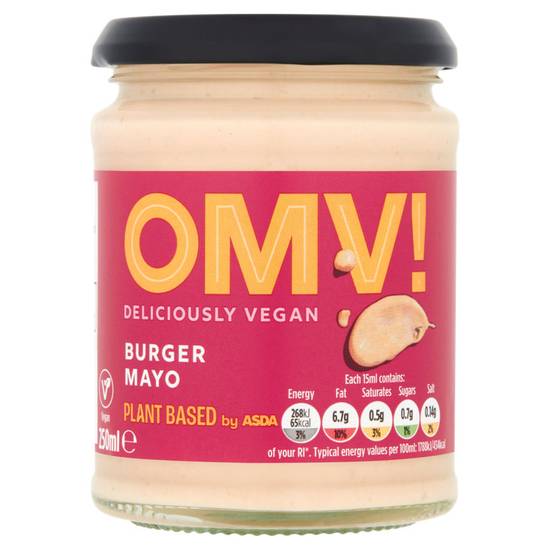 Asda Plant Based OMV! Burger Mayo 250ml