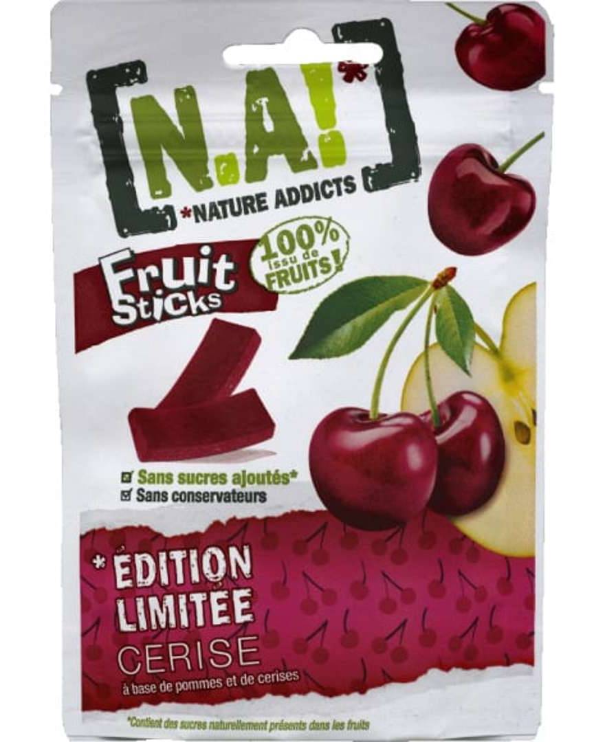 N.A! - Sticks de fruits, cerise - pomme (40g)