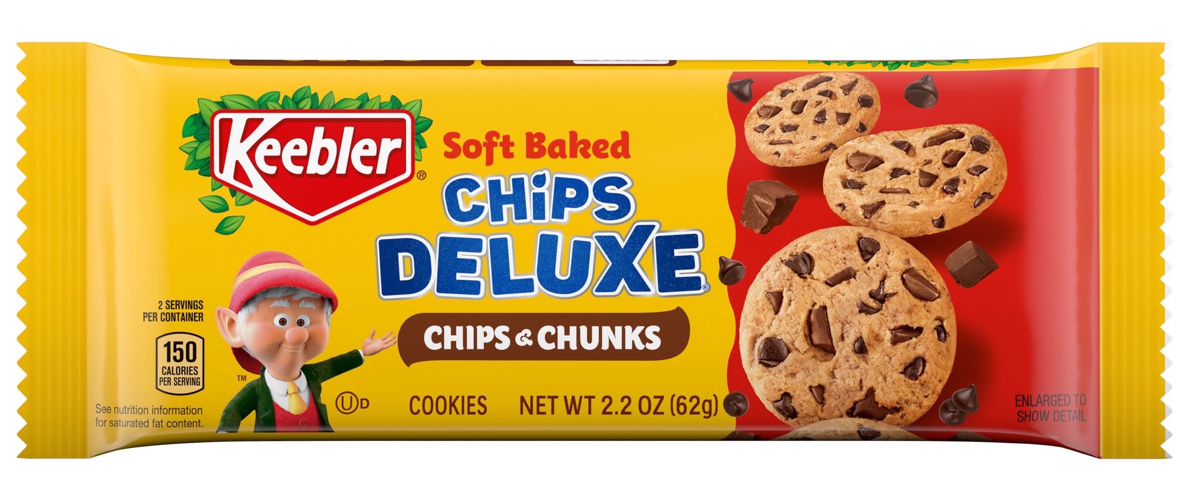 Keebler Soft Baked Deluxe Chips & Chunks Cookies (2.2 oz)