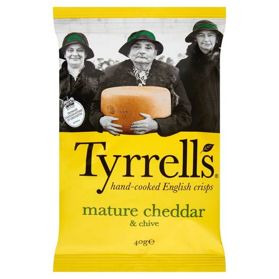 Chips saveur cheddar Tyrrells 40g
