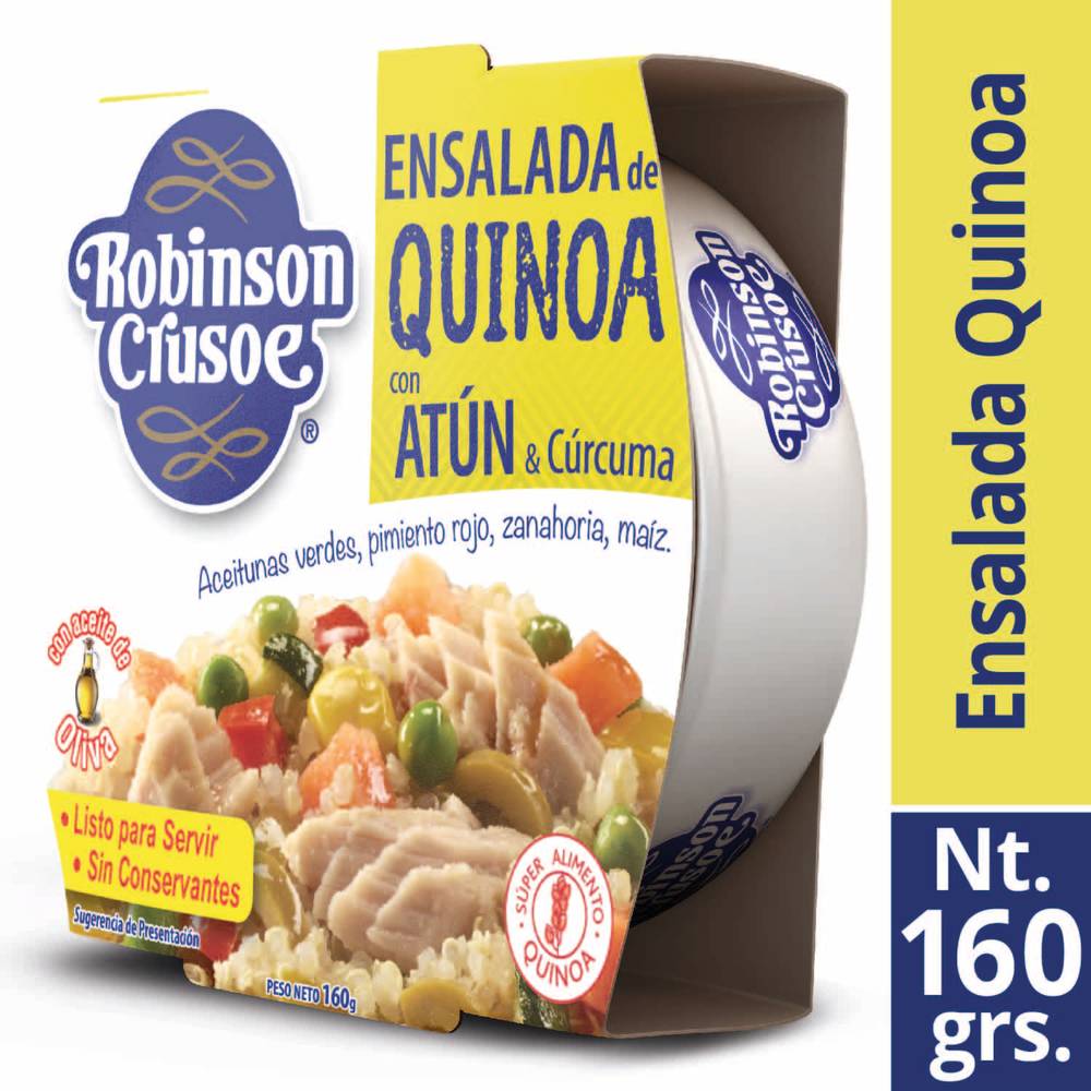 Robinson Crusoe · Ensalada de atún con quinoa (160 g)