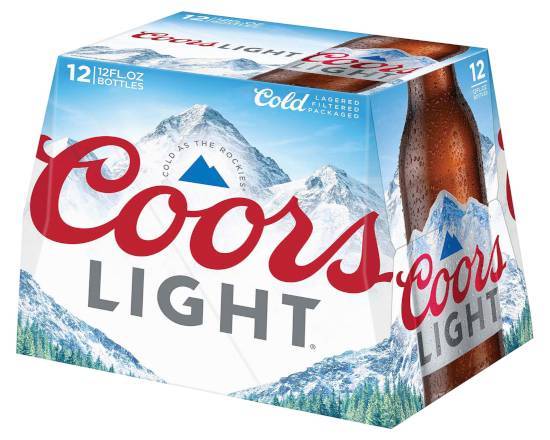 COORS LIGHT, 12PACK-12OZ BOTTLE (4.20% ABV)