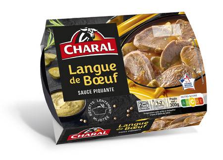 Charal - Plat cuisiné langue bœuf sauce piquante (2 pièces)