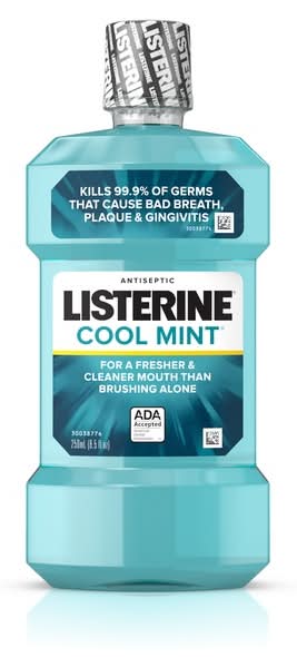 Listerine Antiseptic Mouthwash, Cool Mint (8.5 fl oz)