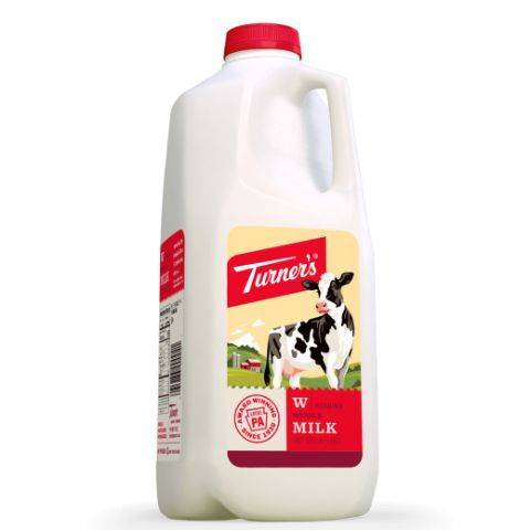 Turner's Whole Milk Half Gallon (1.89 L)