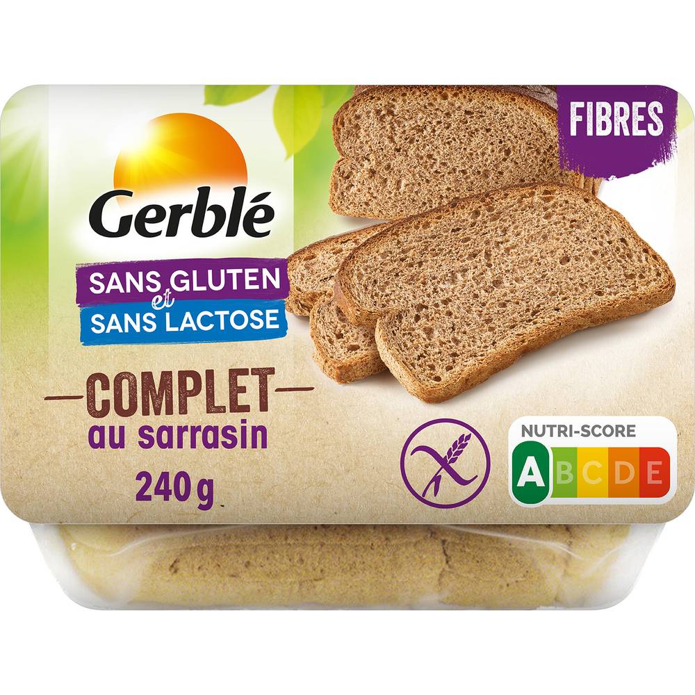 Gerblé - Pain complet sarrasin sans gluten (240g)