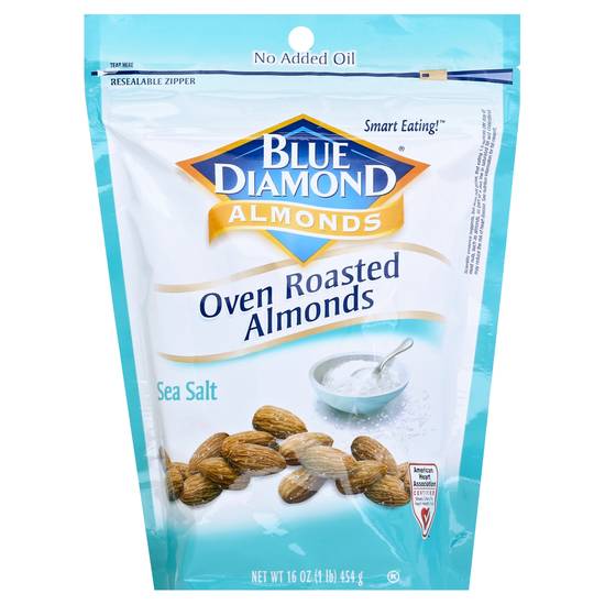 Blue Diamond Almonds Oven Roasted Sea Salt (16 oz)