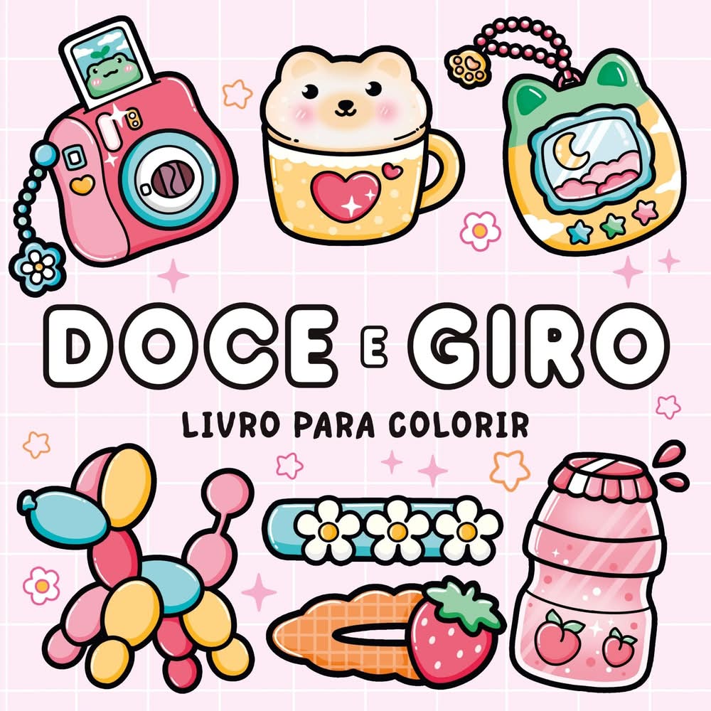 Livro para Colorir "Doce e Giro"