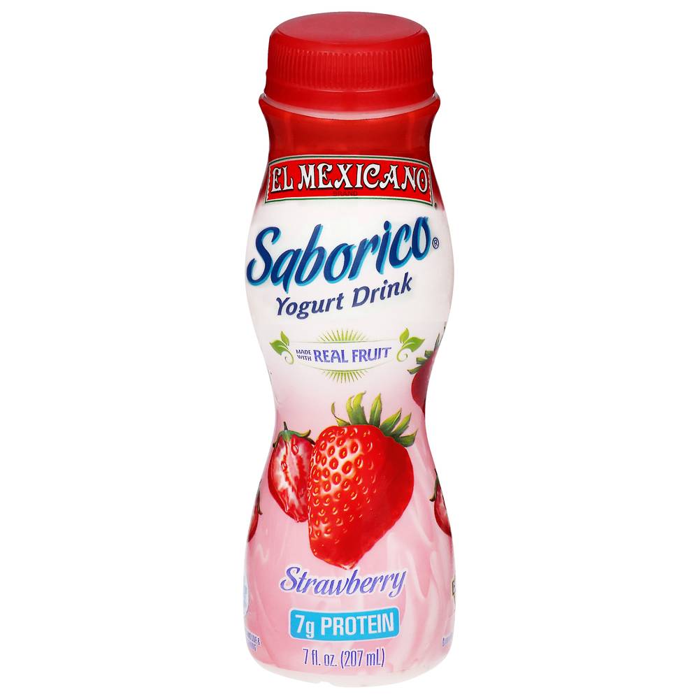 El Mexicano Drinkable Yogurt, Strawberry (7 fl oz)