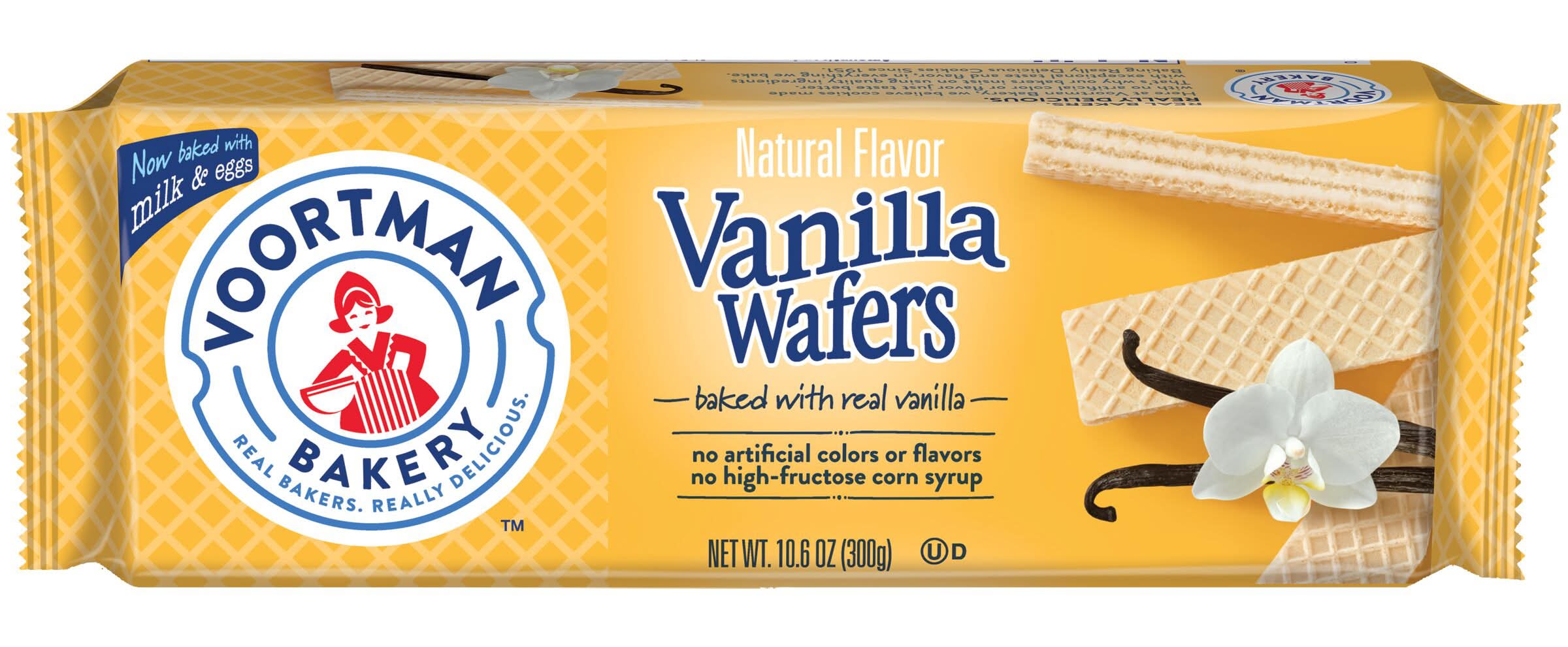 Voortman Bakery Natural Flavor Wafers, Vanilla (10.6 oz)