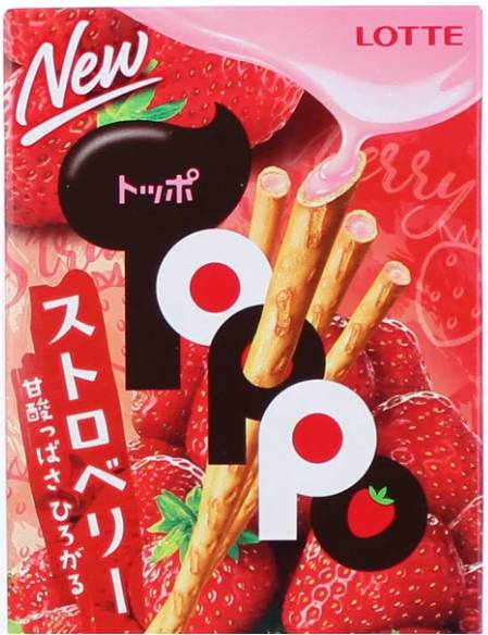 Lotte Toppo - Strawberry/Frais (70 G)