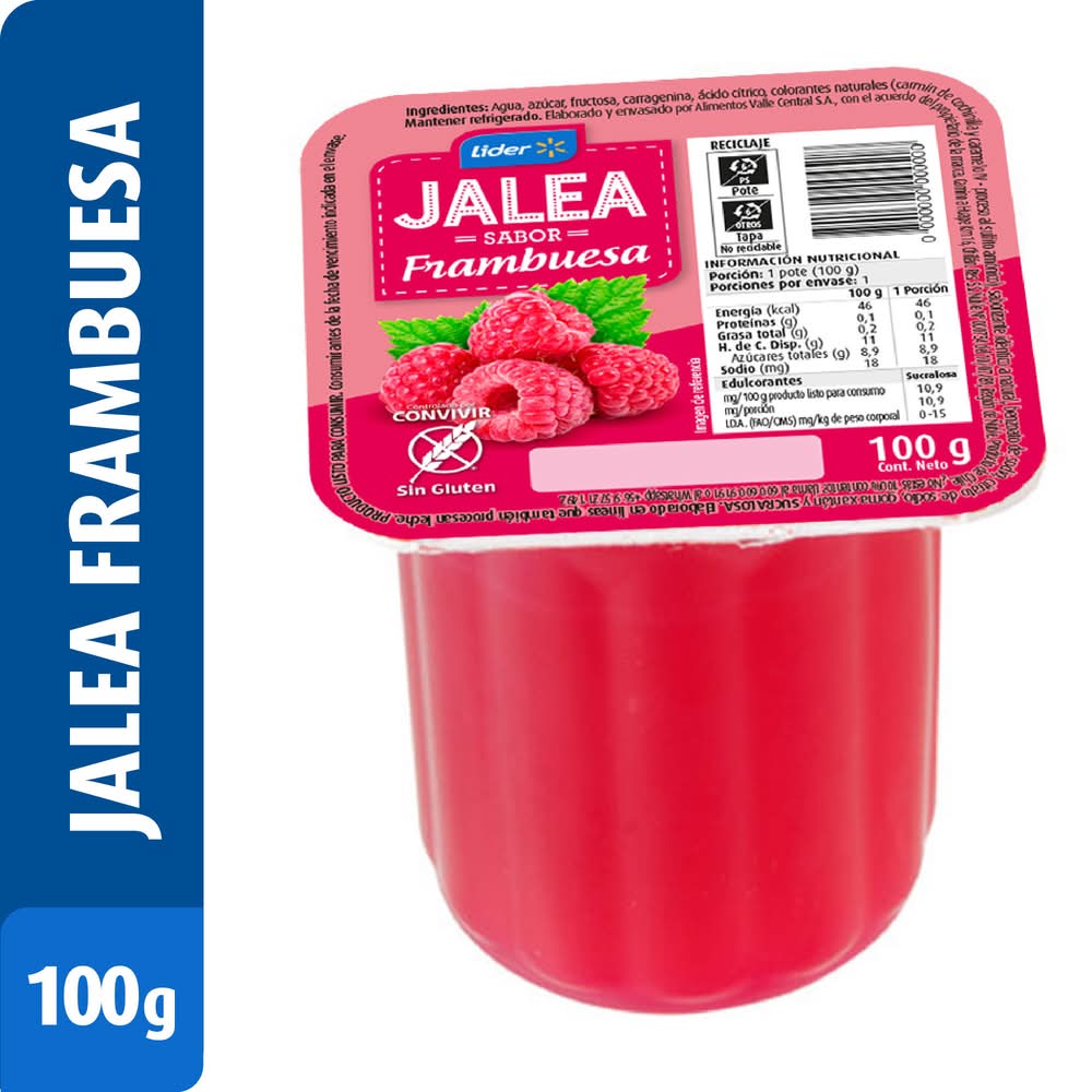 Lider · Jalea - Frambuesa (100 g)