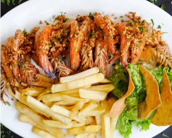 Camarones  al Ajillo