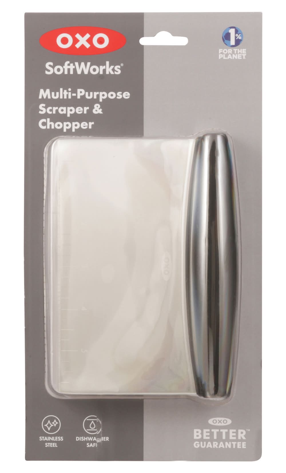 OXO Stainless Steel Multi Purpose Scraper & Chopper