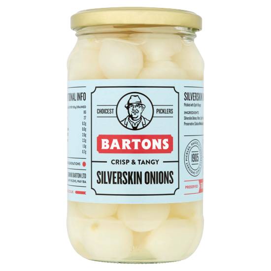 Bartons Crisp & Tangy Silverskin Onions 450g