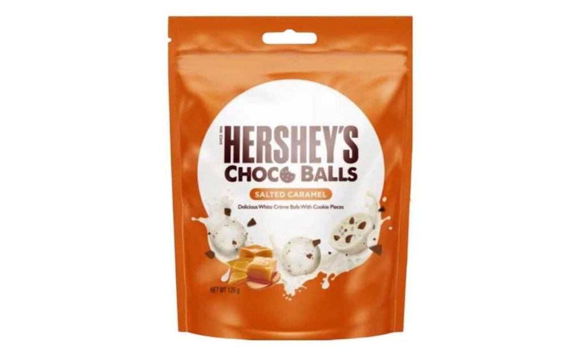 Hershey Choc Balls Salted Caramel 120g