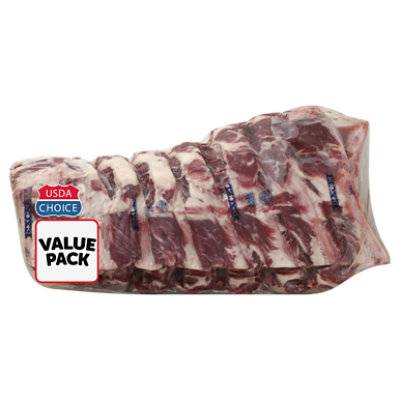 Usda Choice Beef Back Ribs Frozen Value pack