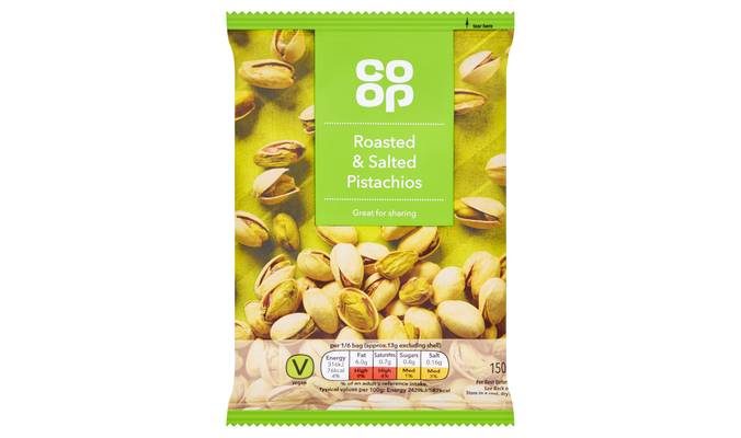 Co-op Roasted & Salted Pistachios 150g