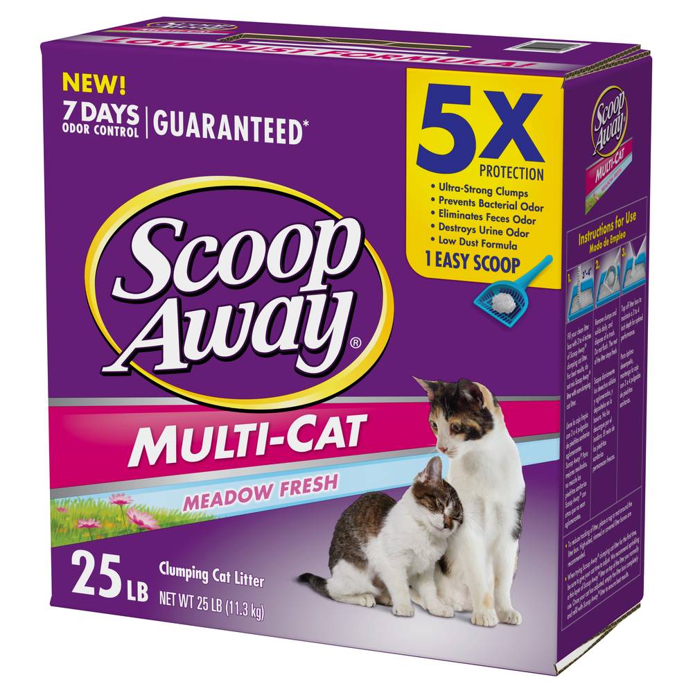 Scoop Away Meadow Fresh Multi-Cat Litter (25 lbs)