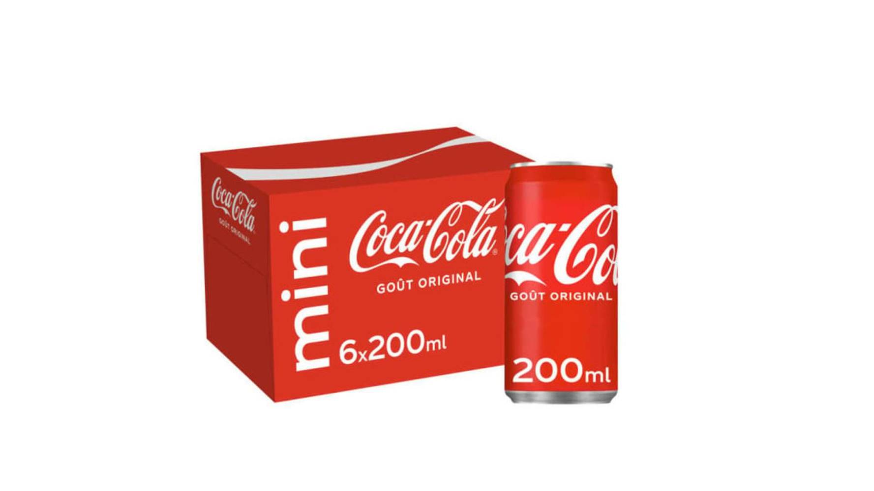 Coca-Cola - Boisson gazeuse (6 piéces, 200 ml)