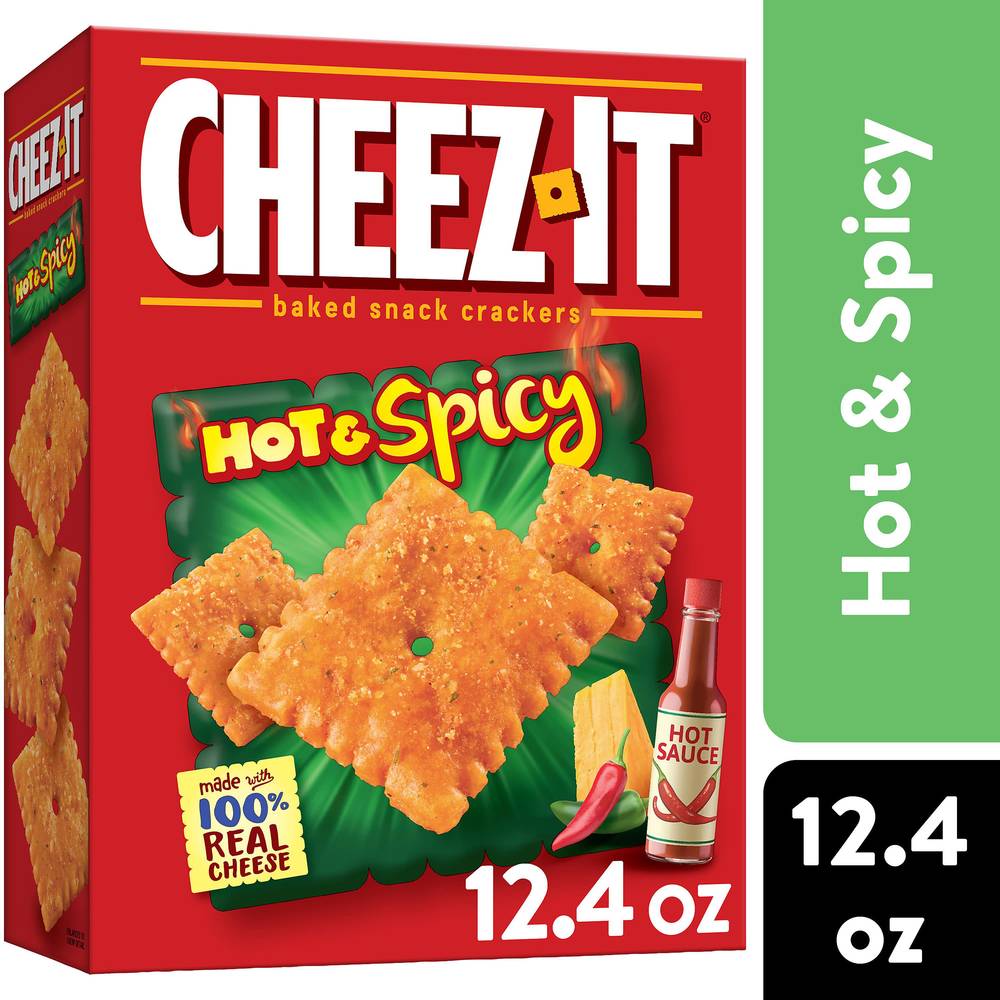 Cheez-It Hot and Spicy Baked Snack Crackers (12.4 oz)