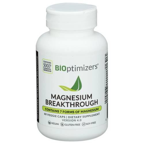 BIOptimizers Magnesium Breakthrough Supplement (60 ct) – Formulated for ...