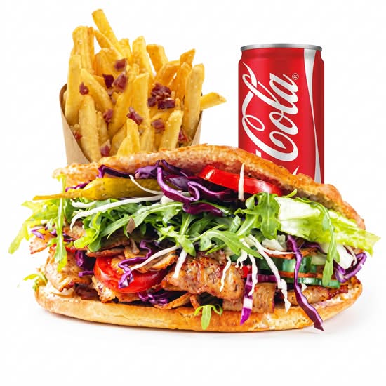 Menu Sandwich Kebab 🥙🍟🥤