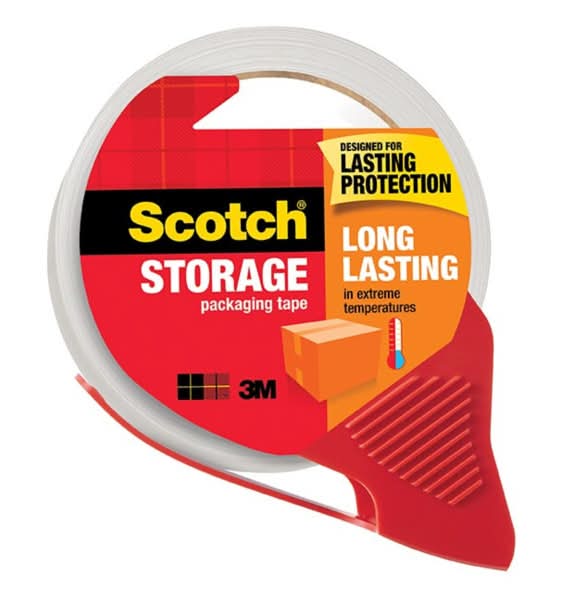 Scotch® Packaging Tape with Dispenser, Clear