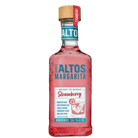 Altos Ready To Serve Strawberry Margarita (750ml bottle)