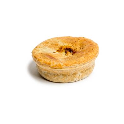 Cold Beef & Curry Pie