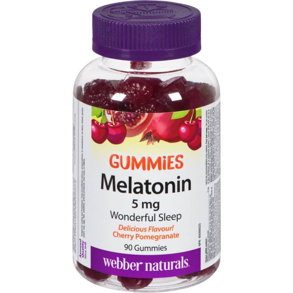 Webber Naturals Melatonin Gummies 5 mg (10 g)