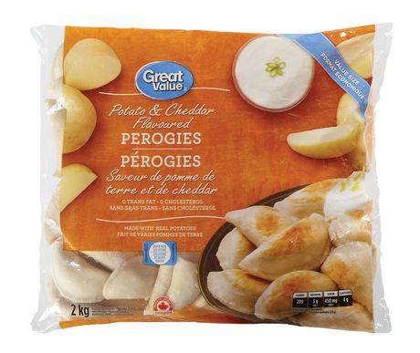 Great Value Potato & Cheddar Flavoured Perogies (2 kg)