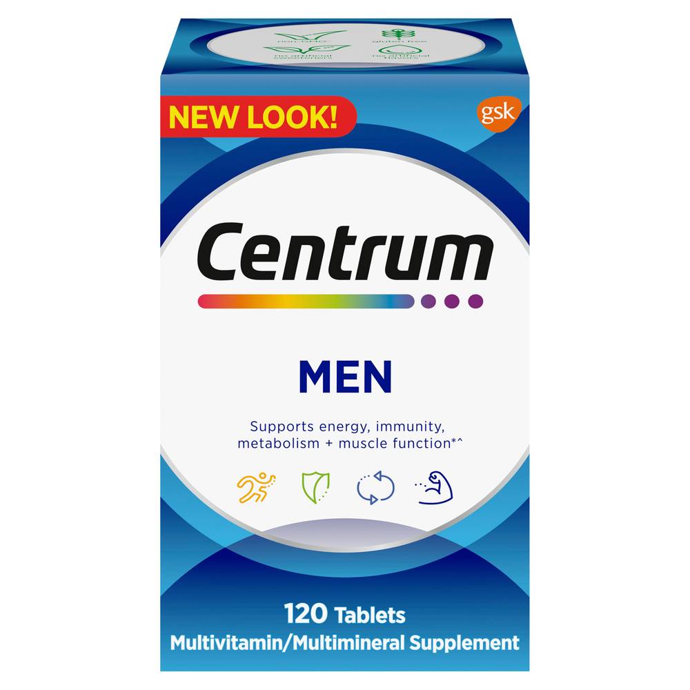 Centrum Men Multivitamin/Multimineral Supplement Tablets