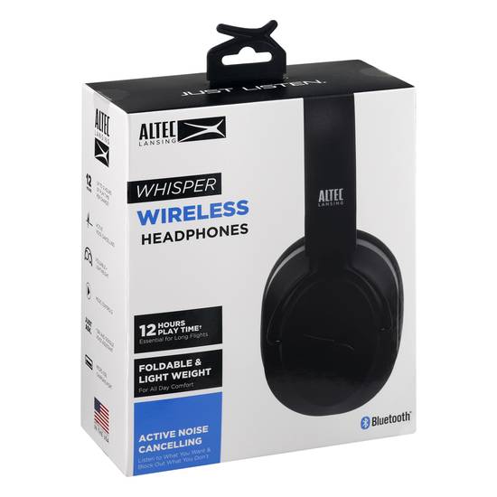 Altec Lansing Whisper Wireless Bluetooth Headphones